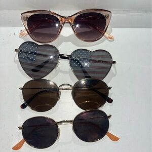 Chic Sunglasses Collection with Heart and Cat Eye Styles